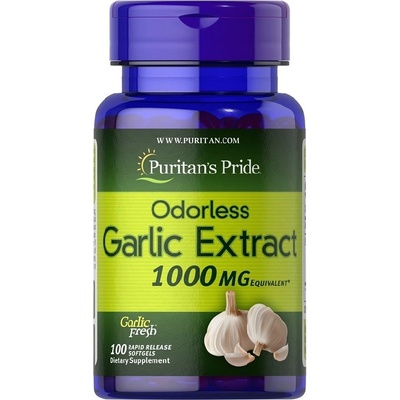Puritan's Pride Odorless Garlic 1000 mg, 100 Softgels