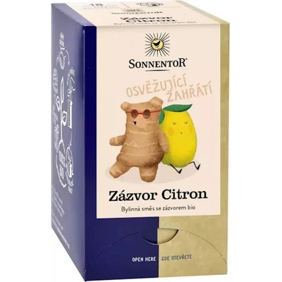 Sonnentor Zázvor Citron bio 18 x 1,8 g