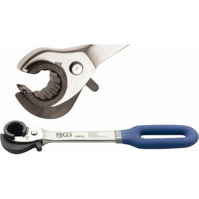 BGS technic Otevřený očkový klíč 11 mm s ráčnou na převlečné matice BGS 30831