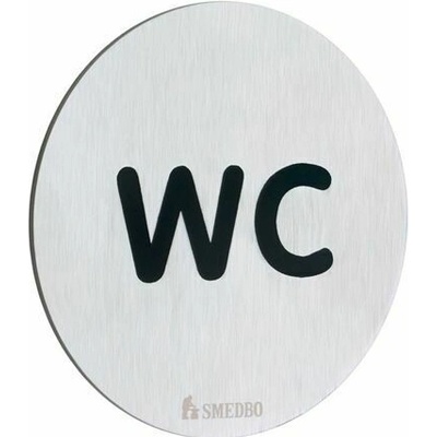 SMEDBO SO - XTRA FS958 - Piktogram WC samolepiaci Výška: 76 mm