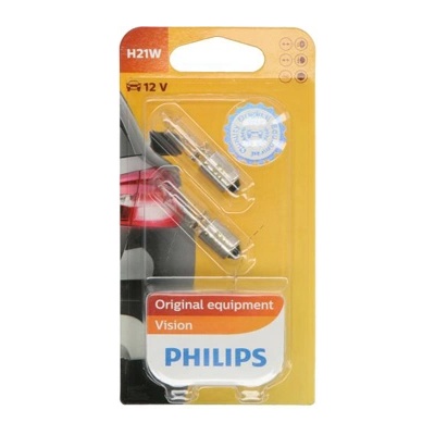 Philips Крушка, мигач philips h21w, 12v, 21/0, 27w, 2 бр