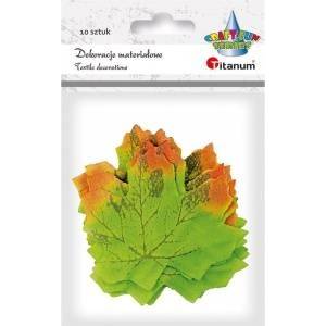 TITANUM Craft-Fun Series Maple Leaves Fabric Ornament (FY-001 (G))