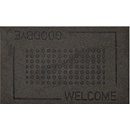ESSCHERT DESIGN BEST FOR BOOTS GOODBYE/WELCOME černo-šedá 76 x 45 cm