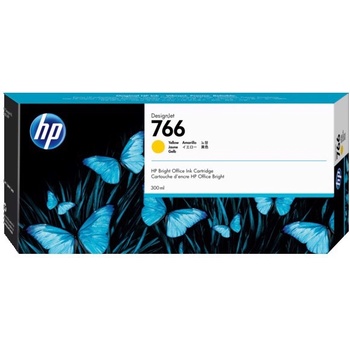 HP 766 Yellow мастилен патрон, 300 мл (P2V91A)