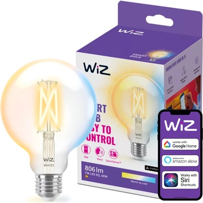 WiZ 871869978669401 LED EEK2021 E A G E27 7 W = 60 W ovládání přes mobilní aplikaci 1 ks