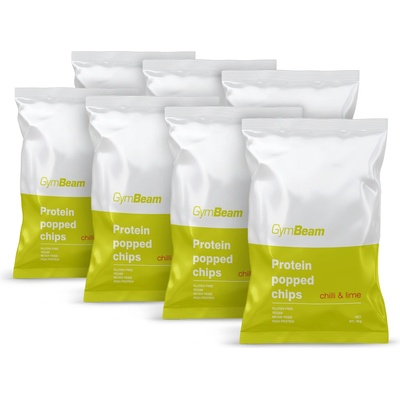 GymBeam Протеинов чипс 7 x 40 g лют червен пипер и лайм