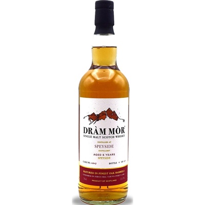 Dram Mor Speyside 6yo 53,5% 0,7 l (holá láhev)