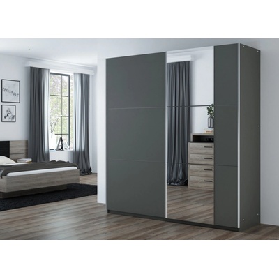 Casarredo Bismark 200 Lux grafit / smrk alpský + zrcadlo – Zboží Dáma