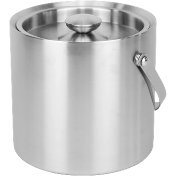 Image 1 of Horecano HORECANO-Иноксов съд за лед двустенен капак Ø14xh15cm - 1L (502810) (0171261)