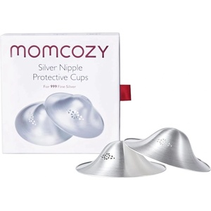 Momcozy Сребърни протектори за зърна Momcozy - 45 mm, 2 броя (810184050919)