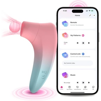 Lovense Засмукващ клиторстимулатор с приложение Lovense Tenera 2