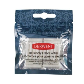 Derwent Резерва за гума Derwent Professional, За 2301931, 30 броя/комплект, Бял (2300023) (2300023)