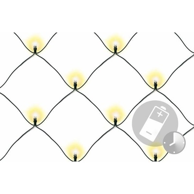 Nexos 39402 Vianočná svetelná sieť 2 x 2 m, 160 LED, teplá biela