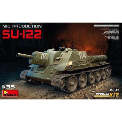 MiniArt SU-122 Mid Production w Interior Kit 1:35