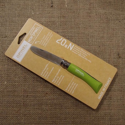 My first OPINEL VR N°07 Inox 8 cm, apple