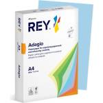 REY Копирна хартия, цветна, A4, 80 g, REY "Adagio", пастелно синя RYADA080X477/528 BLUE (RYADA080X477/528 BLUE)