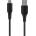 FIXED usb 2.0 гъвкав силиконов кабел usb-c/usb-c 0, 3 м, черен fixdls-ac03-bk (fixdls-ac03-bk)
