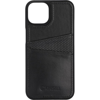 Image 1 of Krusell Гръб Krusell Leather CardCover за Iphone 14 Pro - Черен