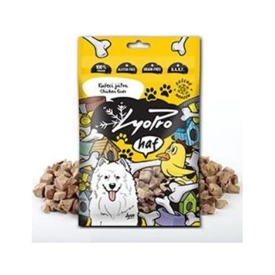 Lyopro DOG poch mrazem sušené Kuřecí játra 50 g