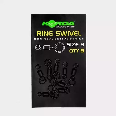 Korda Obatlíky s koužkem Ring Swivel veľ.8 8 ks