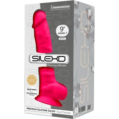 SILEXD Dildo Dual Density Mod. 1 , 9" růžová