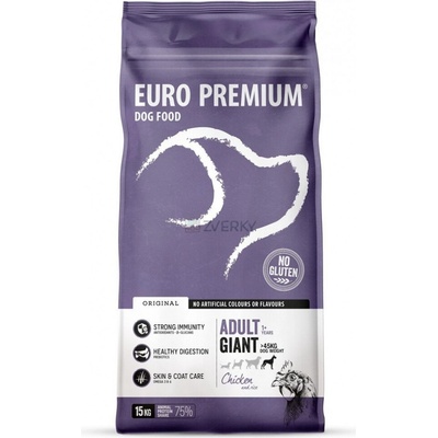 Euro-Premium Giant Adult Chicken & Rice 15 kg