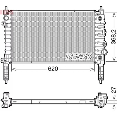 DENSO Chladič vody DEN DRM20119