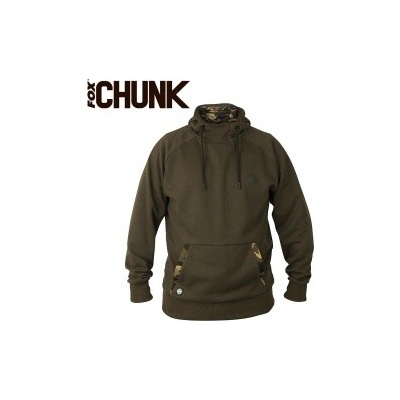 Fox Mikina s kapucí Chunk Dark Khaki / Camo hoodie