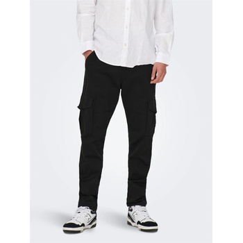 Only and Sons Панталони Only and Sons Men's Dean Cargo Trousers - Black