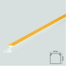Canalux Žľab so samolepiacou páskou 25 x 25 mm biely