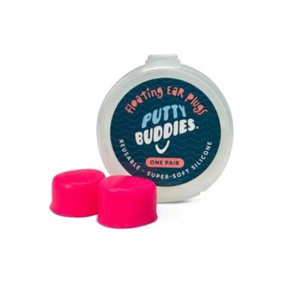 Putty Buddies plávajúcich silikónových štupľov do uší Ružová 1 pár