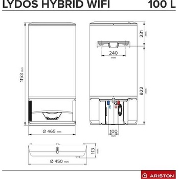 Ariston Lydos Hybrid 100 WiFi (3629065)