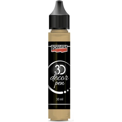 3D dekoračné pero PENTART 30 ml zlaté