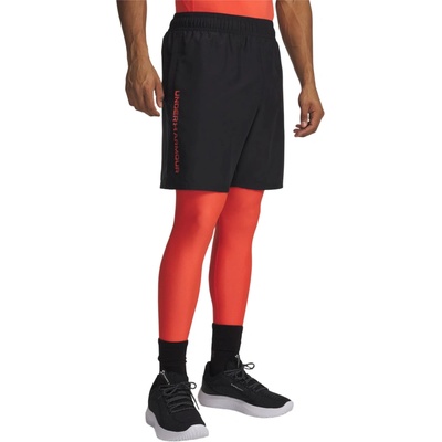 Under Armour Woven Wdmk Shorts černá/červená