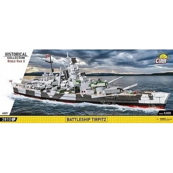 Cobi 4839 II WW Battleship Tirpitz, 1:300, 2880 k