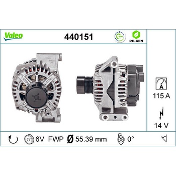 Alternátor VALEO 440151