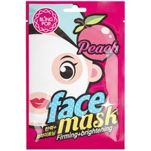 Bling Pop Peach pleťová maska zpevňující & rozjasňující 20 ml