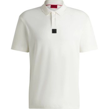 Image 1 of HUGO Блуза с яка HUGO Men's Deabono Short Sleeve Polo Shirt - Natural 102