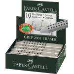 Faber-Castell Ластик FABER-CASTELL Grip 2001 триъгълен 90x15x15mm сив 187100 (187100)