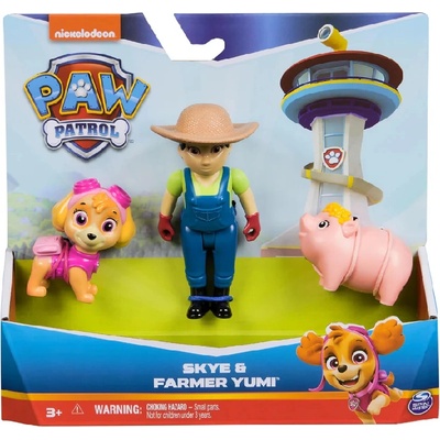 Spin Master Paw Patrol Hero Pup Farmer Yumi & Skye 6070750