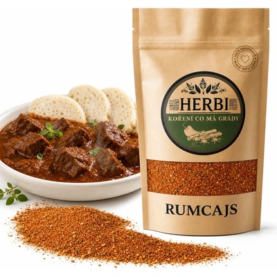 Herbi Rumcajs voňavá koreninová zmes pre milovníkov mäsa a gulášov 50 g