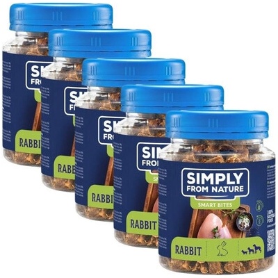 SIMPLY FROM NATURE Tréninkové pamlsky s králičím masem 5 x 130 g