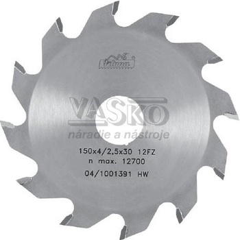 Pilana pílový kotúč SK FZ 92 drážkovací s SK platkami 150x3.5x30 z12