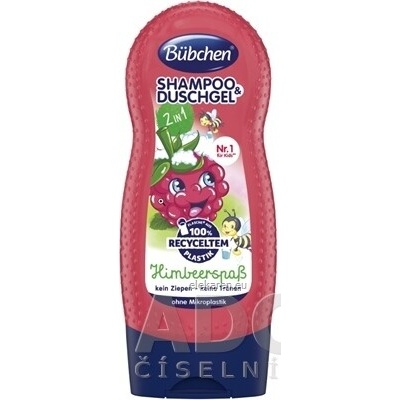 BUBCHEN KIDS SHP+SPRCH. GÉL 2v1 VESELÁ MALINA 230 ml