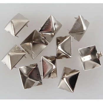 Black & metal метални пирамиди - 10pcs - CW-044