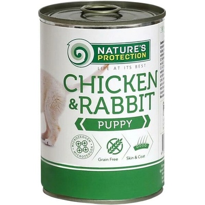 Natures Protection Puppy chicken and rabbit 400 g
