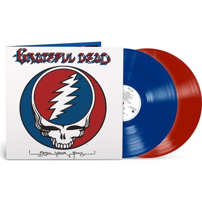 Grateful Dead - Steal Your Face 50th Anniv. Red,Blue Vinyl 2 LP