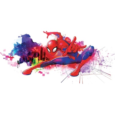 Komar Vliesová fototapeta Spider-Man Graffiti Art, rozměry 300 x 150 cm