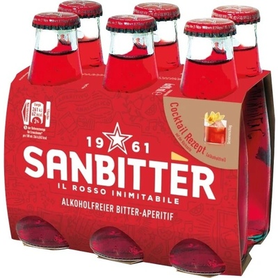Sanbitter Rosso 6 x 100 ml