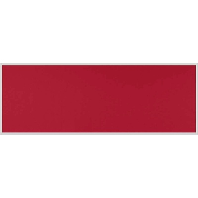VMS VISION Stolový paraván EKONOMIK ekoTAB ostrý roh 180 x 65 cm červený